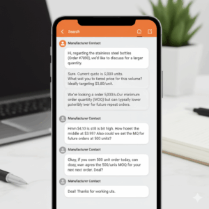 Negotiating with Manufacturer (Per Product)