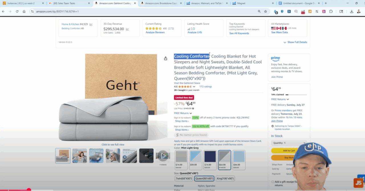 Helium 10 Magnet guide, Amazon keyword research, high-volume Amazon keywords, Amazon SEO optimization, keyword listing strategy, competitor keyword analysis, Amazon product ranking, increase Amazon sales, Helium 10 tutorial 2025, best Amazon keywords 2025