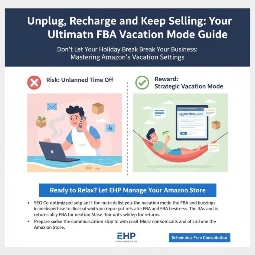 EHP Consulting Group Amazon Expert rest mode listing optimization