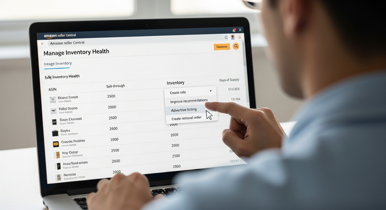 EHP Consulting Amazon inventory index optimization improve sell through storage planning