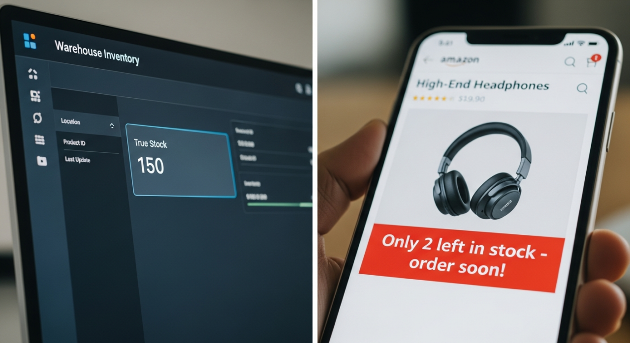 EHP CONSULTING AMAZON scarcity inventory control warehouse restock urgency quantity listing sales