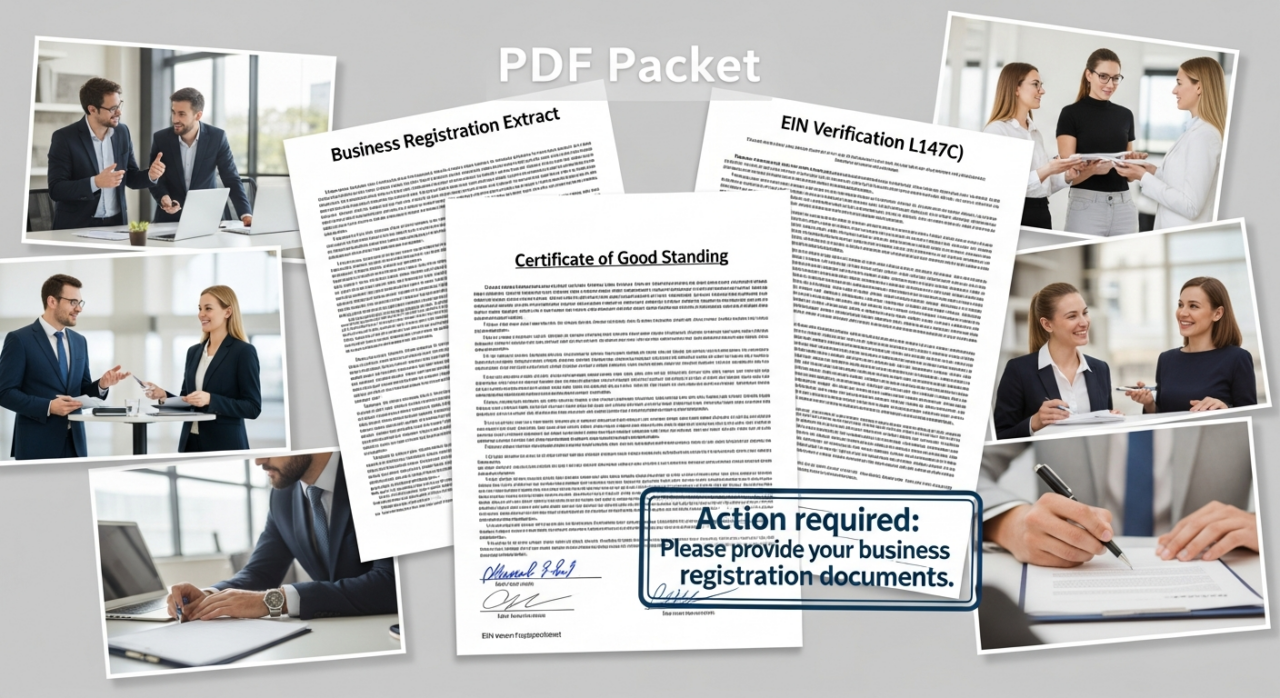 EHP Consulting Amazon Canada business registration extract seller verification process