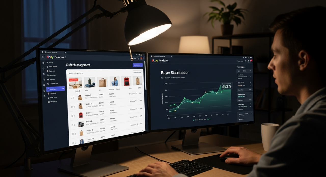 Set 3: Platform Stability & Scale EHP CONSULTING EBAY active buyers buyer trends marketplace stability stabilization customer base historical data market reach