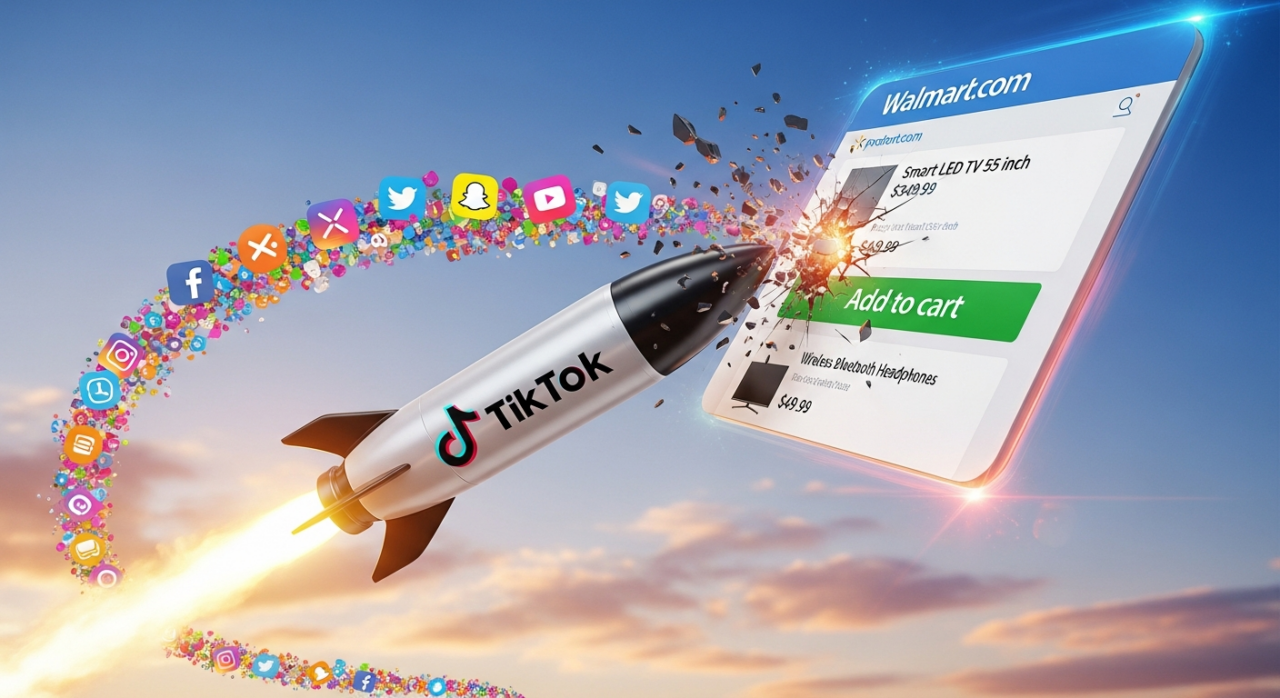 Set 2: Social Commerce Disruptors EHP CONSULTING TIKTOK revenue growth year-over-year social commerce active users commerce powerhouse marketing strategy engagement metrics