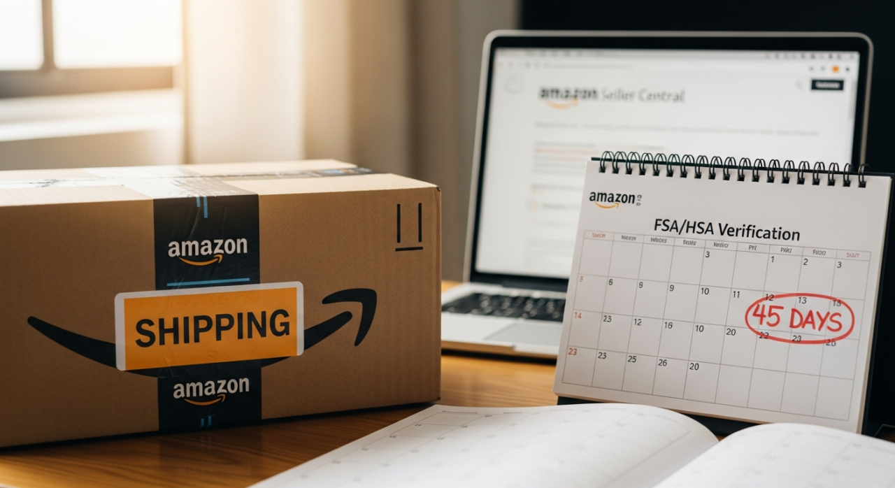 Amazon health products FSA HSA badge guide EHP Consulting seller approval process requirements