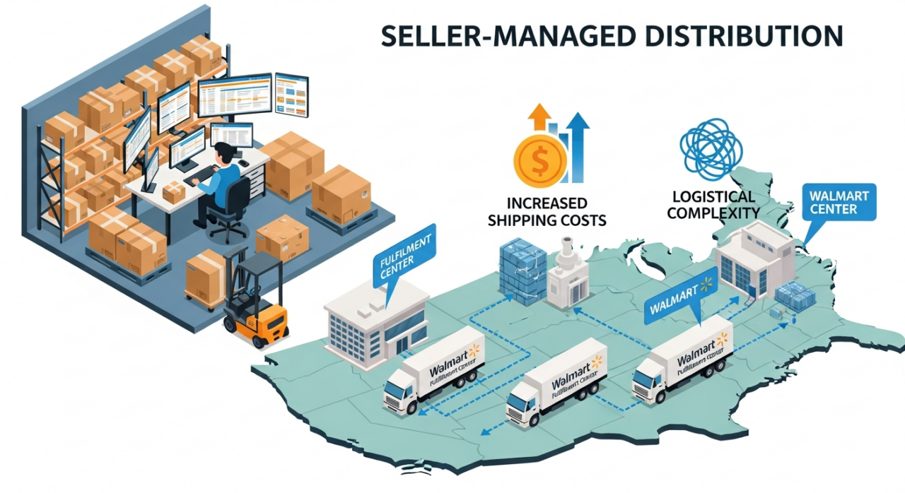 Walmart fulfillment WFS inbound changes EHP Consulting warehouse allocation shipping strategy guide