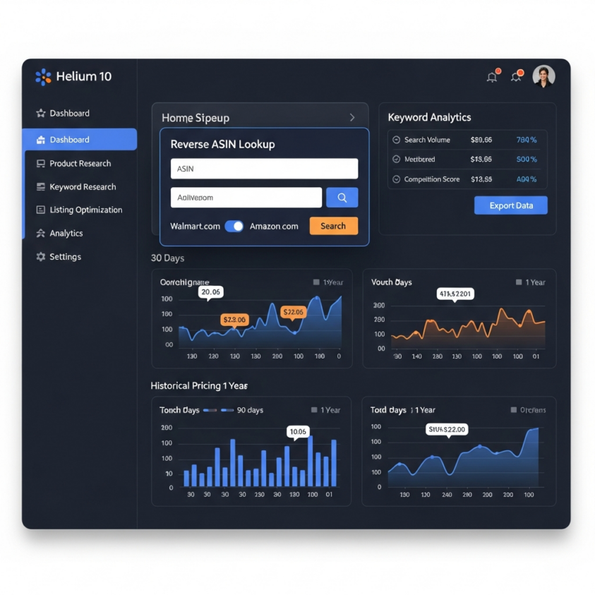 EHP CONSULTING AMAZON helium10 junglescout 2026 versus software suite listing optimization rank