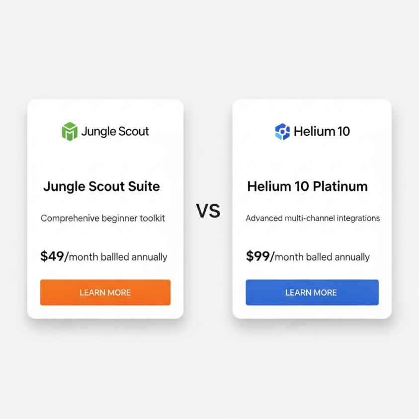 EHP CONSULTING AMAZON junglescout helium10 2026 data score test tracking winner software tools