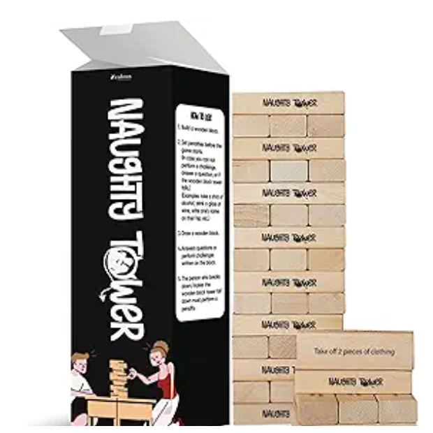 Naughty Tower Amazon main image: the product alone on a plain white background