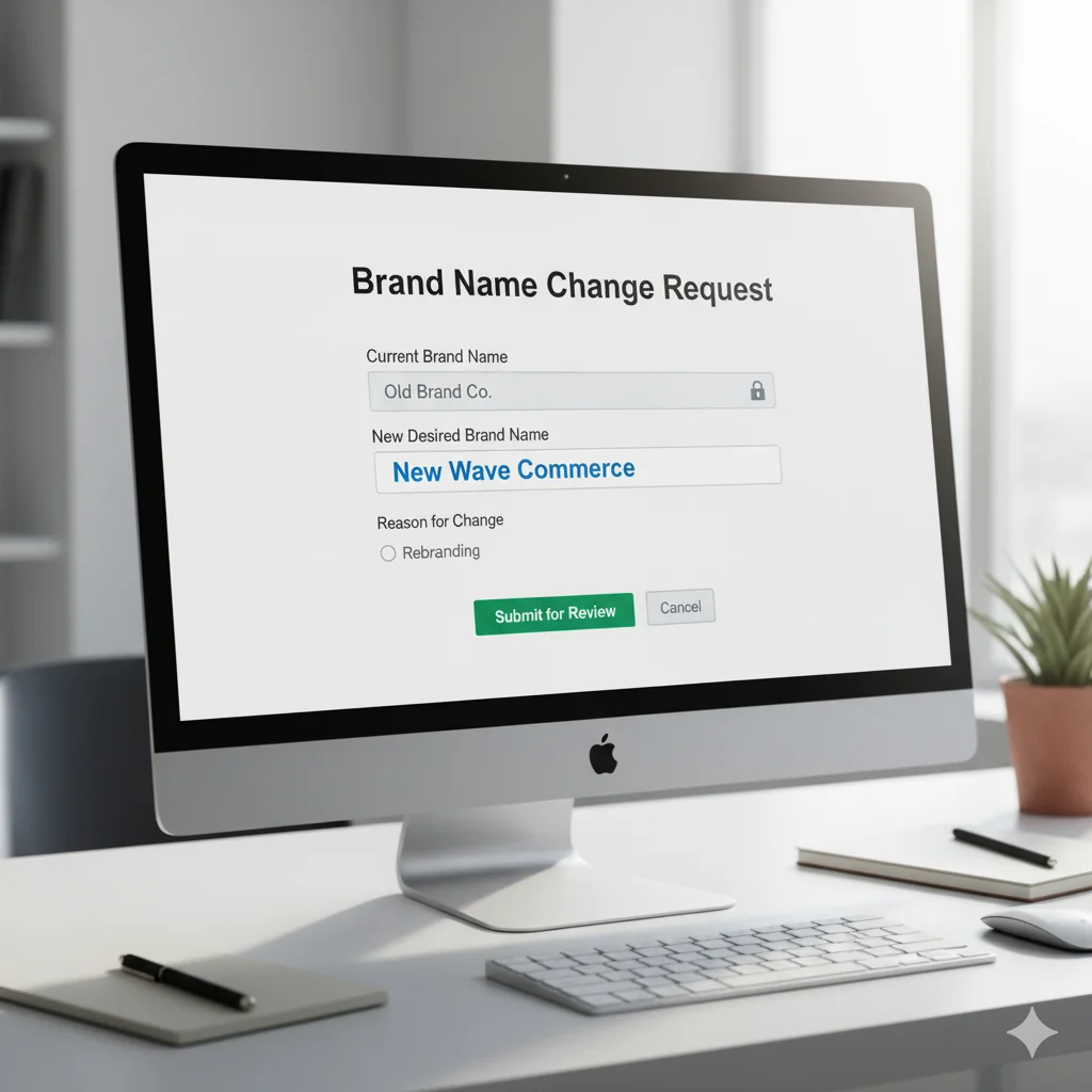 Brand Name Change (2-10 ASINS)