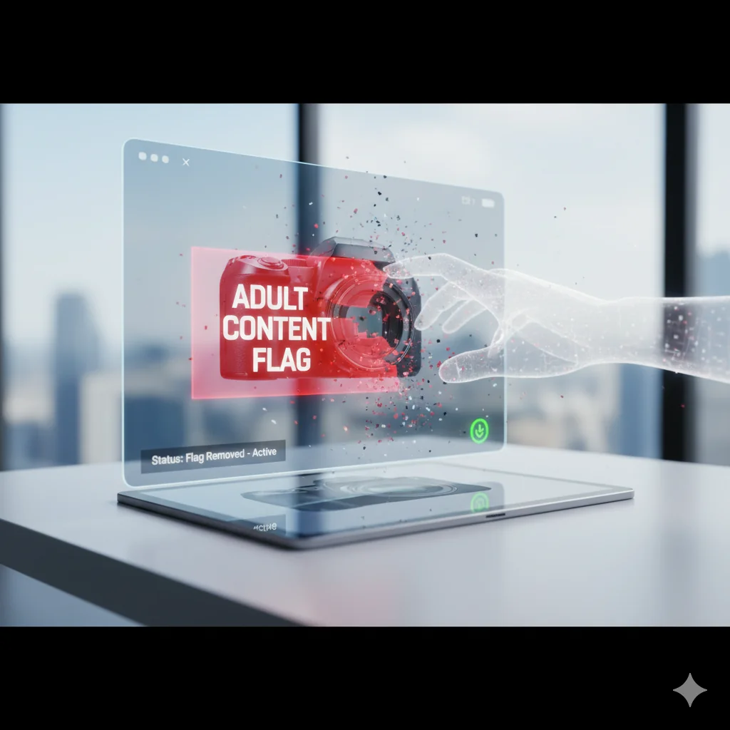 Suppression/Adult Flag Removal (Per ASIN - 15 Days Warranty)